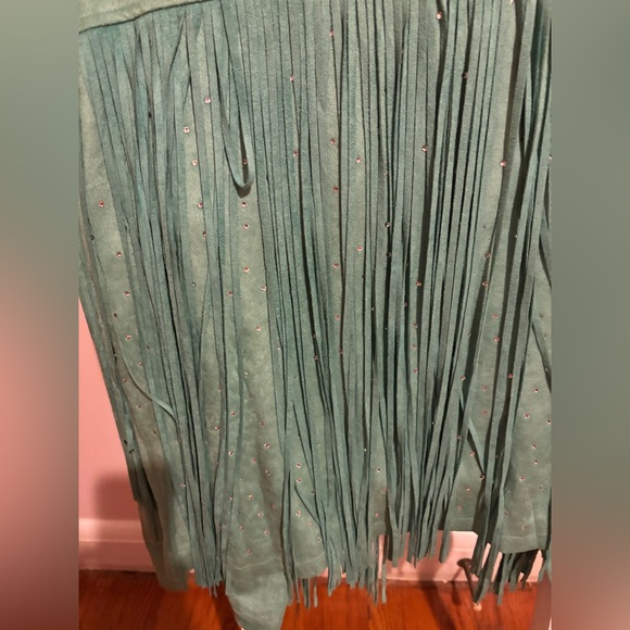 Scully Turquoise Fringe Jacket - Picture 5 of 6